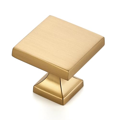 Ravinte Cabinet Knobs Champagne Bronze Square Knobs, Drawer Knobs, 10 Pack - color: Champagne Bronze