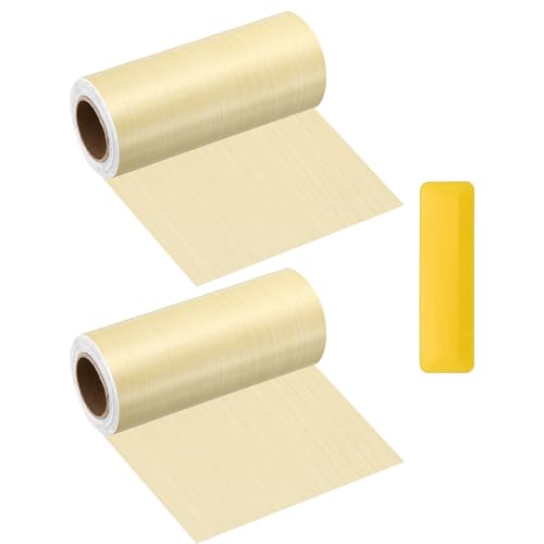 HARFINGTON Wood Grain Repair Tape 5" x16ft Self-Adhesive Repair Patch - color: Yellow Fir, size: 5" x 16ft