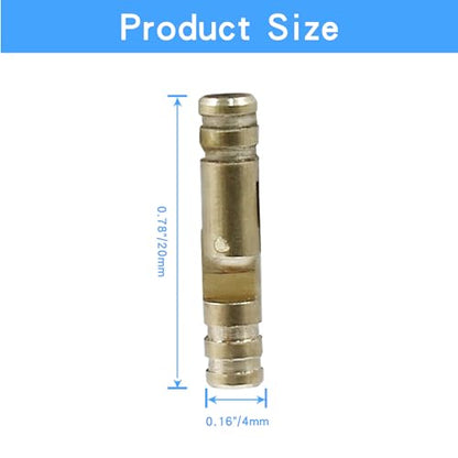 Luomorgo Barrel Hinges, 4x20mm Brass Hidden Hinges, 25 Pcs - size: 4x20mm