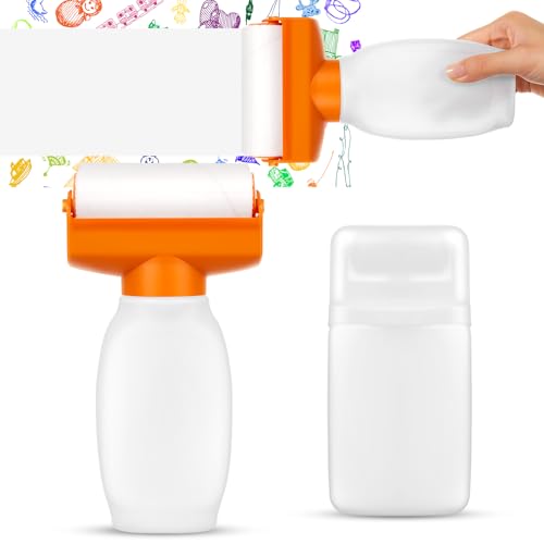 Weysat 2 Pcs 4" 1.5" Refillable Paint Roller for White Wall Touch up