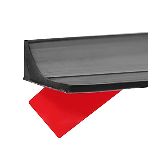 Raycity Silicone Shower Threshold Water Dam Barrier, 39 Inch, Black - color: Black, style: 39Inch