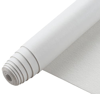 Picheng Smooth Faux Leather Sheets: 13.8"X53" Solid Soft Faux Leather Roll - color: White