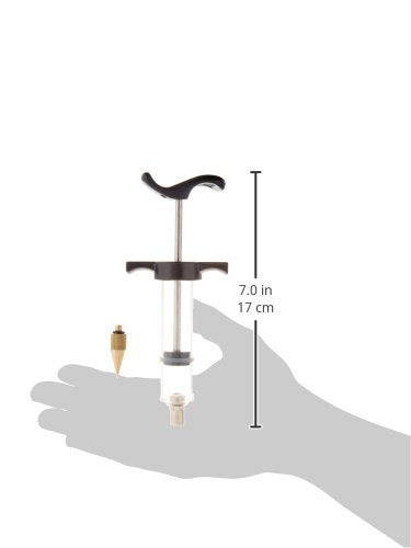 Big Horn 19408 High Pressure Glue Injector with 2 Brass Tips