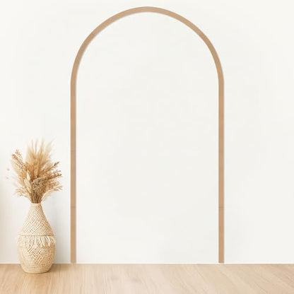 Novabright Unfinished Wood Arch Trim, 60 x 36 Inch, Arch - size: 60 x 36 Inch, style: Arch