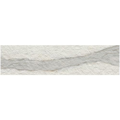 40-Sheet Flexible Stone Peel and Stick Backsplash Tile, 3" x 11.8" Carrara White MCM Modified Clay Material Wall Covering, Subway Texture Self-Adhesive Wall Tiles for Kitchen Bathroom Fireplace - color: Carrara White