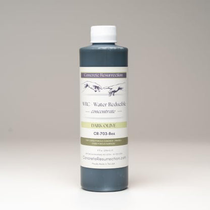 Cement Stain Concentrate - Dark Olive (8 Ounce) - color: Dark Olive, size: 8 ounce