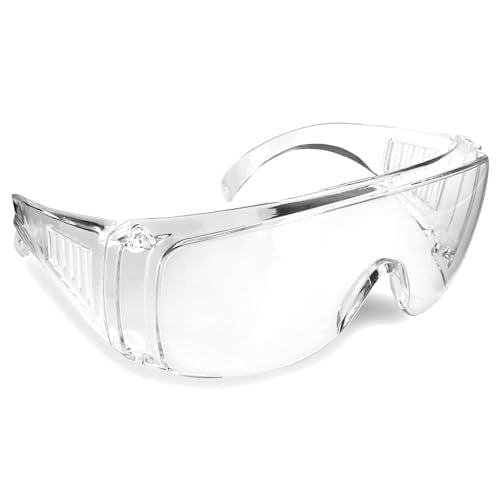 RUGGED BLUE Visitor Safety Glasses For Men & Women | Ansi Z87 Certified Safety Glasses For Shooting Range | Anti-Scratch