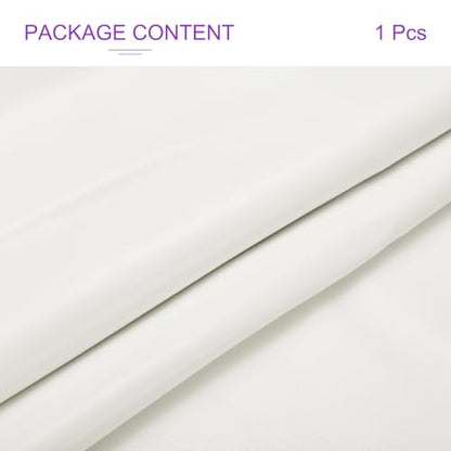 DMiotech 1 Pack 14 Inch x 53 Inch Faux Leather Sheet Furniture Cover Napa Skin Mid White PU Leather Roll for Handmade DIY Craft Projects - color: Mid White