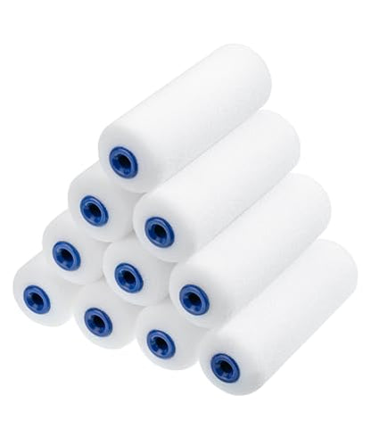 Bates- Foam Paint Roller Covers, 10 Pack, 4 Inch, High Density Foam Covers