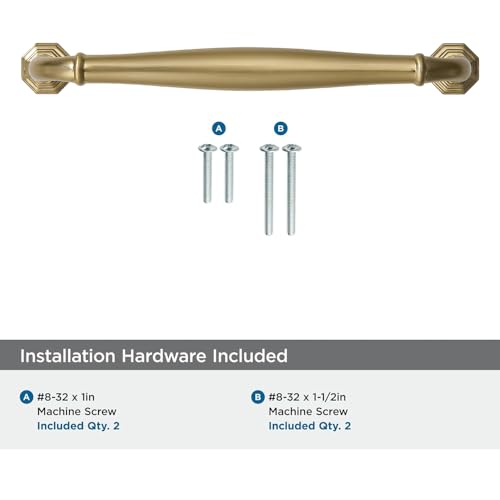 khtumeware 2 Pack 3-3/4 inch(96mm) Champagne Bronze Heavy Duty Solid Cabinet Pulls Satin Brass Cabinet Handles Heavy Duty Solid Cabinet Hardware for Cupboard Drawer Pulls Dresser Handle - color: Champagne Bronze, size: 3-3/4 inch Hole Center
