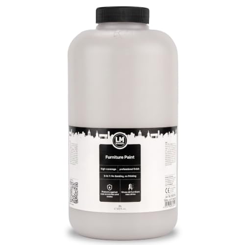 LM Furniture Paint 67,63 fl oz - Bone White - - color: Bone White, size: 67.63 Fl Oz (Pack of 1)