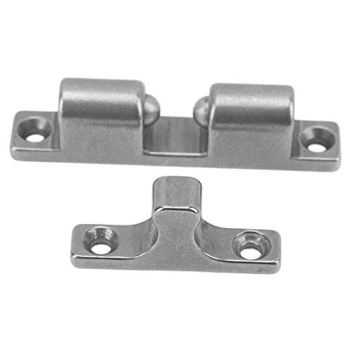 70mm Cabinet Tension Catch, RV Cabinet Door Latch, Stainless Steel Adjustable Ball Tension Roller Catch Latch for Ship Yacht RV