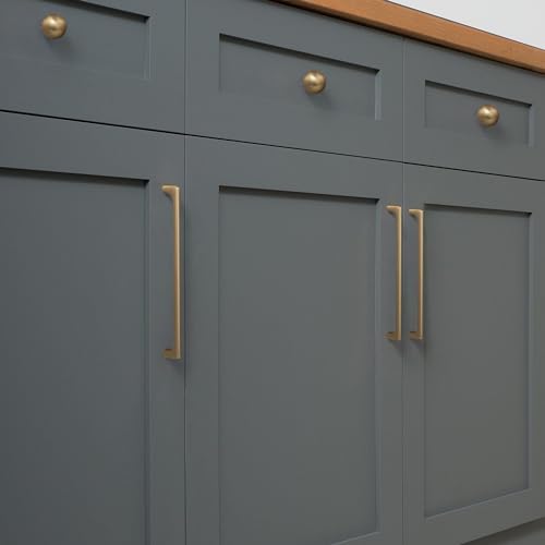 Goo-Ki Champagne Bronze Cabinet Pulls with 7.6'' Hole Centers, Modern Style Zinc Alloy Cabinet Handles for Dresser,Wardrobe,Cupboard- 24 Pack - color: Champagne Bronze, size: 7.6'' Hole Centers