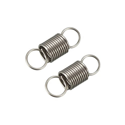 METALLIXITY Extension Spring (0.5x5x15mm/0.02"x0.2"x0.59") 2Pcs, Stainless Steel Tension Spring Wire - for Home Repair Construction Machinery - size: 0.02"x0.2"x0.59"