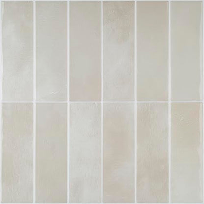 CHIHUT 16 Sheets Glossy Beige Peel and Stick Backsplash for Bathroom RV Self Adhesive Waterproof 3D Subway Kitchen Backsplash Tiles Removable Thicken Rectangle Vinyl Shower Wall Tile Sticker 12"X12" - color: Beige, size: 16 Tiles