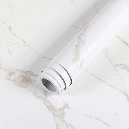 Marble Countertop Contact Paper 15.7'' x 100'' - Peel and Stick Wallpaper - size: 15.7" x 100"
