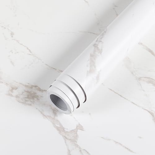 Marble Countertop Contact Paper 15.7'' x 100'' - Peel and Stick Wallpaper - size: 15.7" x 100"