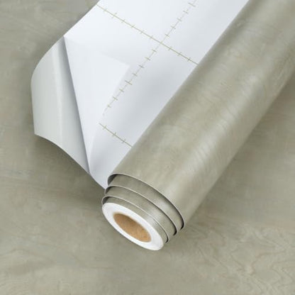 Green Grey Wood Grain Contact Paper Peel and Stick Wood Wallpaper - color: Grey Green Wood