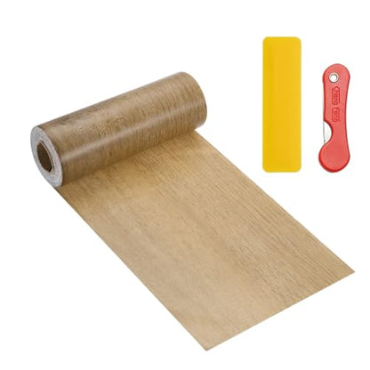 uxcell Wood Grain Repair Tape,4.7" x33ft Grain Repair Patch,Phoebe - color: Phoebe, size: 4.7 Inch x 33 ft
