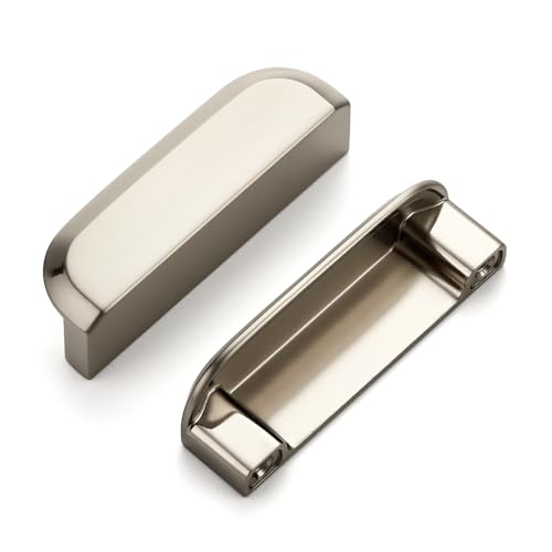 Ravinte Cabinet Pulls Cabinet Handles 2-1/2 Inch Brushed Nickel 10 Pack - color: Brushed Nickel, size: 2-1/2 Inch Hole Center