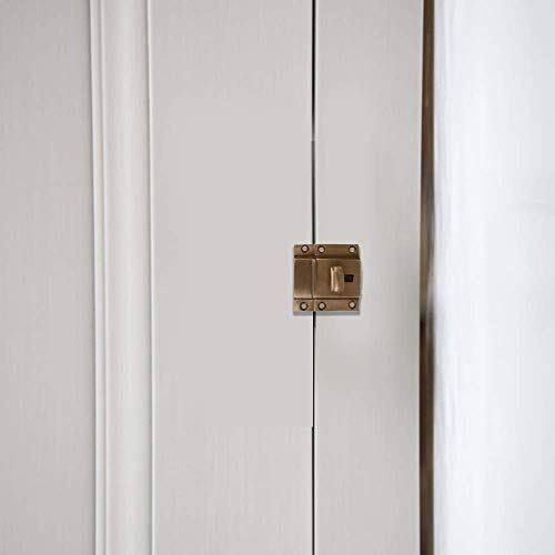 A29 Cabinet Latch, Solid Brass, Windsor Design, Antique Brass Plated - color: Antique Brass-P