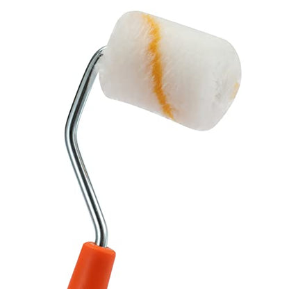 2" Fine Finish Paint Roller Kit Mini Roller with Tray for Trim