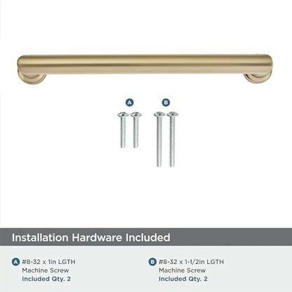 khtumeware 10-Pack 4-Inch(102mm) Brushed Brass Cabinet Pulls,Satin Brass Handles for Kitchen Cabinets, Cupboards, Drawers and Bathroom Hardware - color: Brushed Brushed Brass, size: 4"(102mm) Hole Center