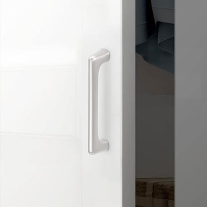 10 Pack 3 inch Brushed Satin Nickel Kitchen Cabinet Handles - color: Brushed Satin Nickel, size: 3 inch Hole Center