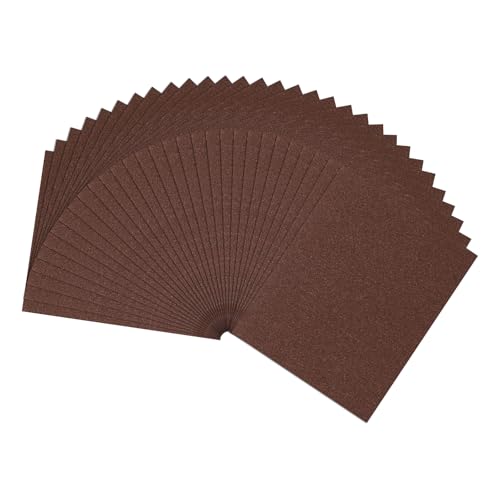 30 Pcs 150 Grit Sandpaper 4.5 x 5.5 Inch Sand Paper Alumina Red - size: 150Grit, 4.5 x 5.5 Inch