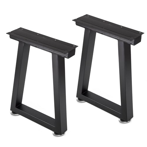Taelakeni 16 Inch Metal Bench Legs, Heavy Duty Coffee Table Legs, Trapezoid - color: Trapezoid, size: 16 IN