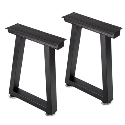 Taelakeni 16 Inch Metal Bench Legs, Heavy Duty Coffee Table Legs, Trapezoid - color: Trapezoid, size: 16 IN