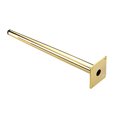 Osring 14 Inch Furniture Table Legs Straight, Gold Metal Coffee Table Feet - size: 14 Inch