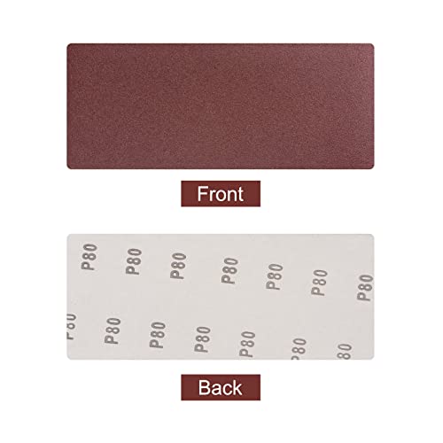 uxcell 10 Pcs 80 Grit Sandpapers 9" x 3.7" Aluminum Oxide Sanding Sheets Hand Sander Papers for Wood Furniture Finishing - style: 80 Grit