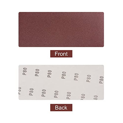 uxcell 10 Pcs 80 Grit Sandpapers 9" x 3.7" Aluminum Oxide Sanding Sheets Hand Sander Papers for Wood Furniture Finishing - style: 80 Grit