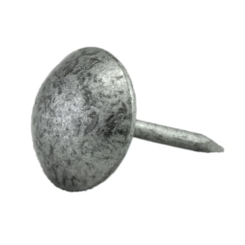 ® 100 Pcs/Box Upholstery Nails,Tacks 7/16in Head Dia [Antique Pewter Finish] DX0511APW