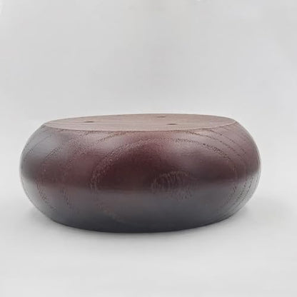 1.5 Inch Low Wood Furniture Legs Cabinet Sofa Couch Feet Solid Hardwood Round Bun Feet for Ottoman Couch Cabinet Sofa Legs Set of 4 (D: 4.27 inch) - size: D: 4.27 inch
