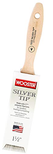 Wooster Brush 5222-1 1/2 5222-1-1/2 Silver Tip Paintbrush, 1-1/2-Inch - 5 Pack - size: 5 Pack (1.5 inch)