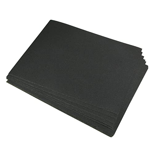 Utoolmart 180 Grits Sanding Sheets Wet Dry Silicon Carbide Sandpaper for Wood Furniture Metal Automotive Polishing 10pcs - color: 10pcs, size: 180 Grit