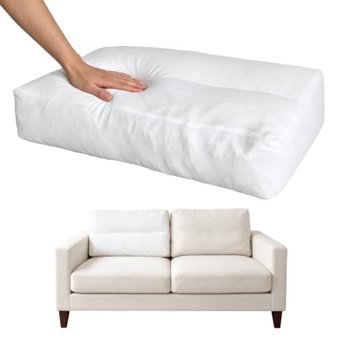 3 Pack Couch Back Cushion Replacement, 26 x 19 x 6 Inch - size: 26"x19"x6"-3 Pack
