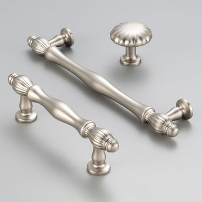 3 Inch Brushed Nickel Cabinet Pulls Drawer Handles 10 Pack 2510 - color: Brushed Nickel, size: 3 In Hole Distance