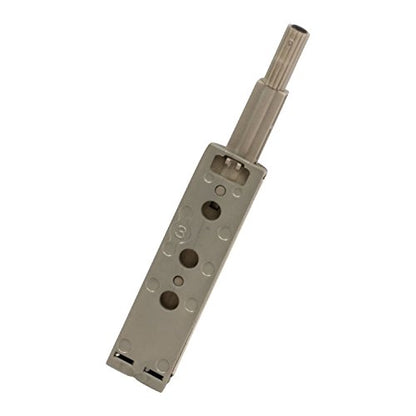 Rok Hardware Slim Brushed Nickel Drawer Cabinet Door Push Touch Latch Kitchen Home (2 Pack, Linear) - size: Linear