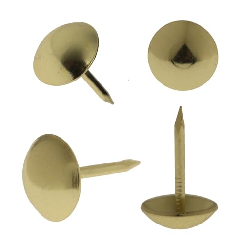 Upholstery Tacks for Furniture Upholstery Nails Tacks for Decorative 100Pcs - color: Gold