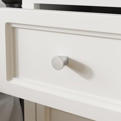 homdiy 10 Pack Brushed Nickel Cabinet Knobs Dresser Knobs - color: Brushed Nickel