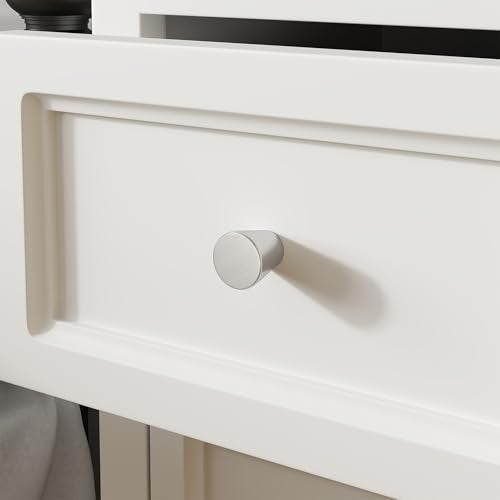 homdiy 15 Pack Brushed Nickel Cabinet Knobs Dresser Knobs - color: Brushed Nickel