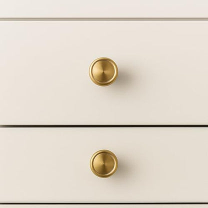 10 Pack Champagne Bronze Cabinet Knobs, 1-1/4 Inch Zinc Alloy Knob - color: Champagne Bronze