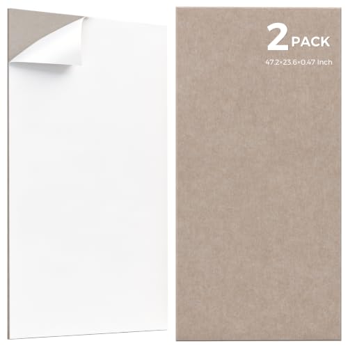 TO-TH Sound Proof Panels for Walls Thickened Acoustic Panel 2 Pack, Camel - color: Camel, size: 2 Pack