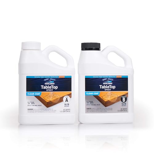 TotalBoat Table Top Epoxy Resin - 2 Quart Kit for Bars and Countertops