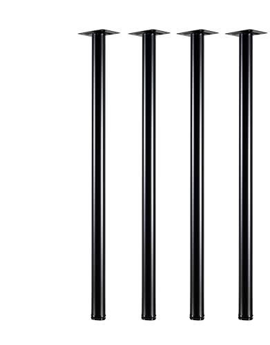 40 Inch Metal Desk Legs, Adjustable Table Legs - size: 40"