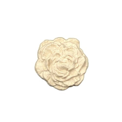 WoodUbend WUB0338 Folded Petal Flowers Appliques - Heat Bendable & Flexible Wood Onlays 3x3cm - DIY Craft, Furniture & Home Decor - Easy to Apply & Paint - Versatile, Reusable & Decorative (5 Pack) - size: WUB0338
