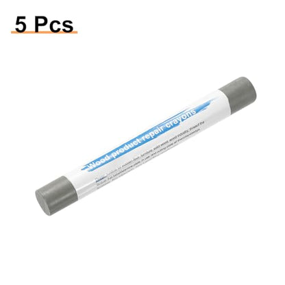HARFINGTON 5pcs Wood Filler Sticks Wooden Wax Touch Up Furniture Repair Crayons for Scratch Hole Wood, Pale Slate - color: Pale Slate